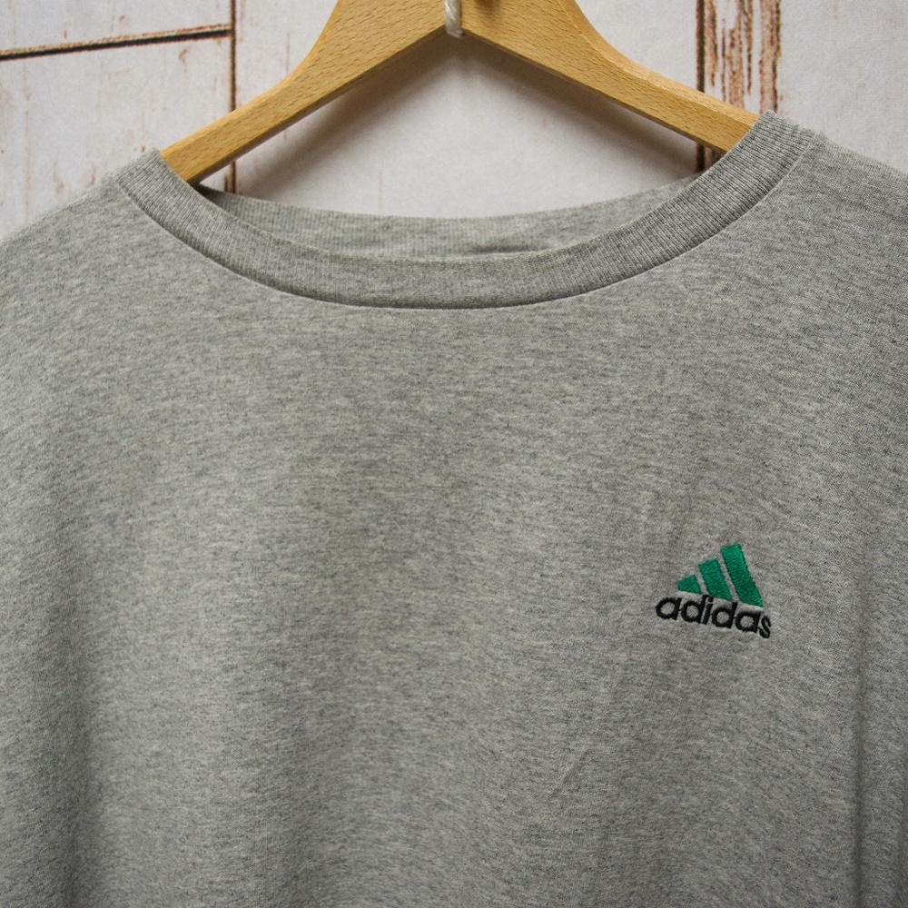 Adidas Classic T Shirt Grey XXL